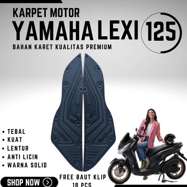 KARPET MOTOR YAMAHA LEXI | ALAS KAKI LEXI | PIJAKAN LEXI | AKSESORIS VARIASI LEXI