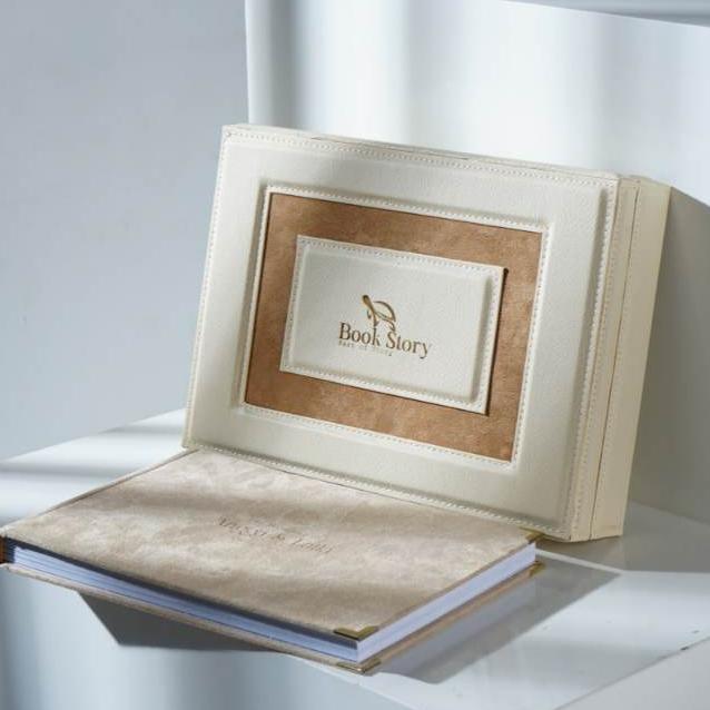 [GRY] (Jaminan Hasil) Album Foto Box Premium Free Desain Kolase