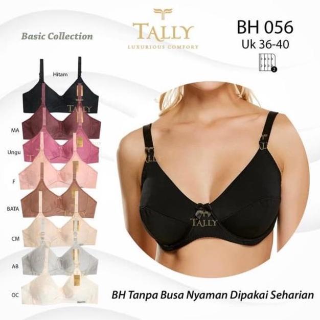 Yuksist- Tally- Bh / Bra Wanita Katun Tanpa Kawat Dan Tanpa Busa Tally Original
