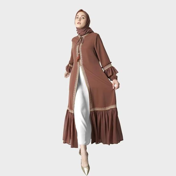 ABAYA HIKMAT FASHION ORIGINAL A9677-02