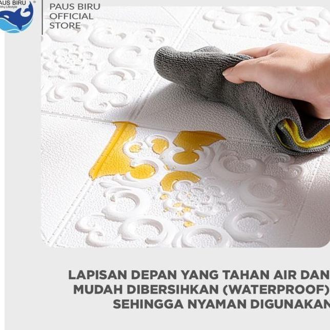 Beli 10 Gratis 1 Wallr 3D Foam 5Mm Wallr Dinding 3D Motif Foam Batik Bunga More Hh Quality Wallfoam 