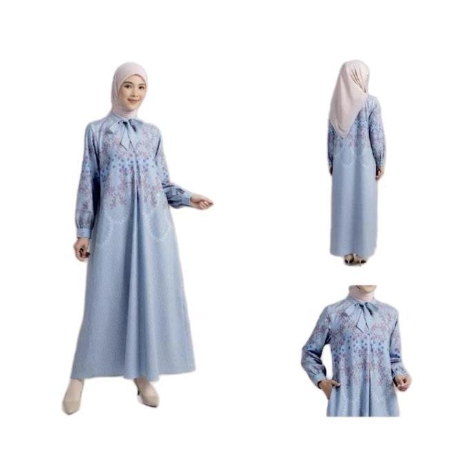 Gamis Tali Rabat Elzatta Hijab Dress Muslim Couple Family Sarimbit