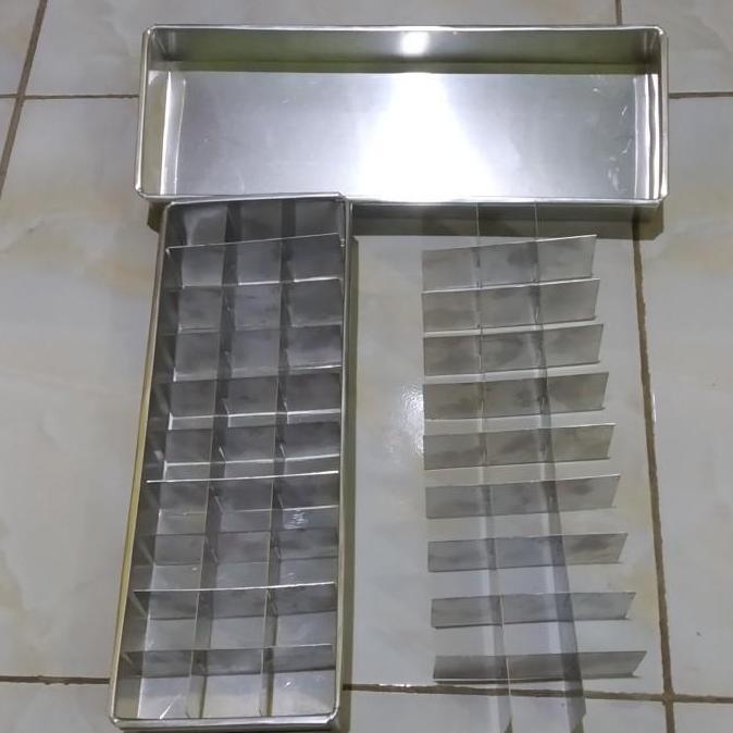 loyang kue 10x30 / loyang brownies sekat 30x10 / loyang sekat 10x30