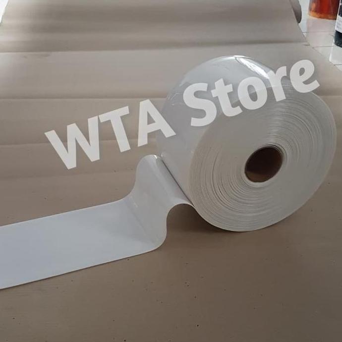 VIRALL TIRAI PVC STRIP CURTAIN/GORDEN TIRAI PLASTIK PER ROLL PUTIH SUSU *