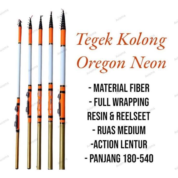 Joran Tegek Fiber Oregon Neon Kolong AP
