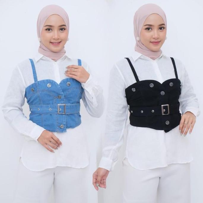 Vest Aruna / Rompi Jeans Premium Aruna