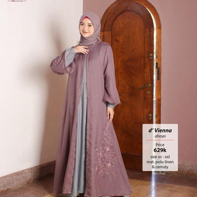 Couple dannis DVienna/Abaya dannis dewasa dan anak Katun