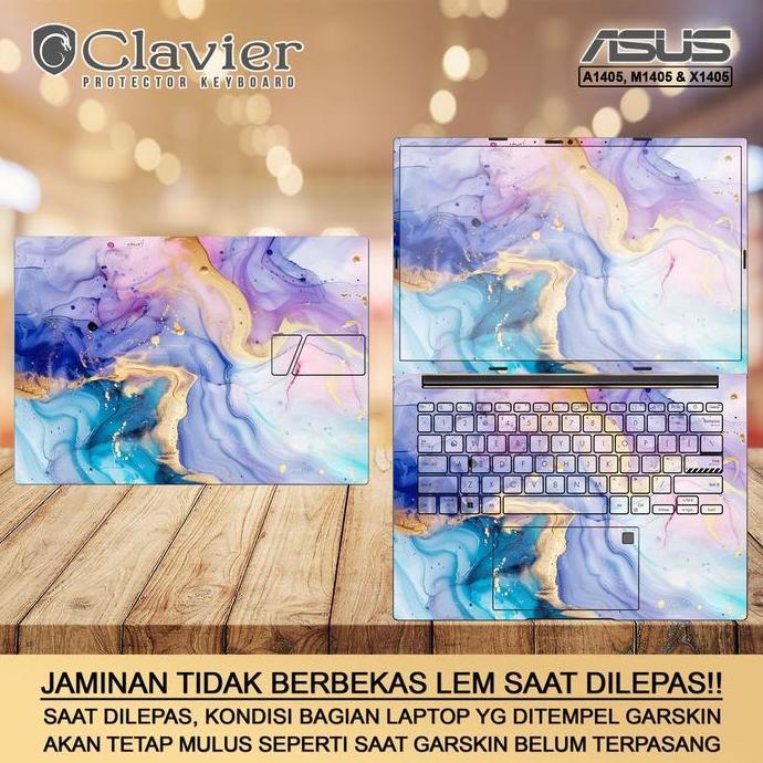 Cover Garskin Laptop Asus VivoBook 14 M1405 M1405Y M1405YA Transparan