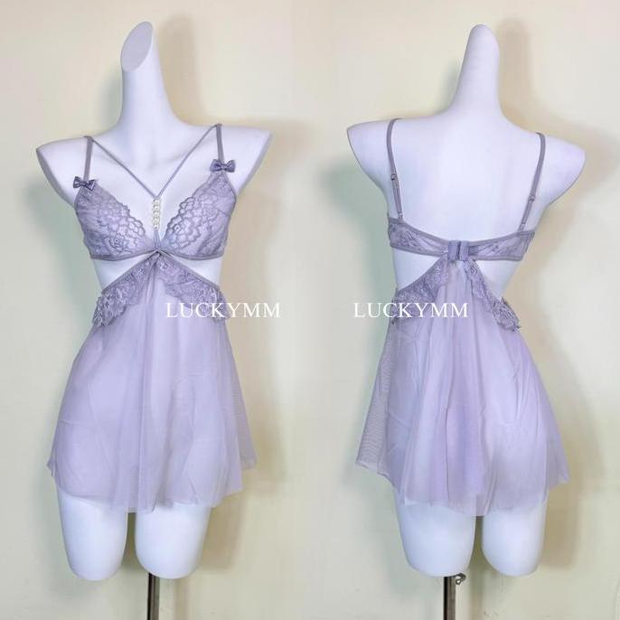 LuckymmGirls - 515 Sleepwear Wanita Baju Dinas Wanita Babydoll / Baju Tidur Dinas Malam Wanita