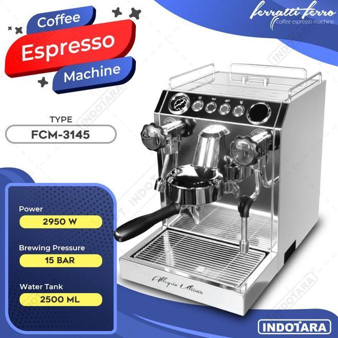 Grosir Mesin Kopi Espresso Ferratti Ferro Fcm-3145 Allegrio Ultimo