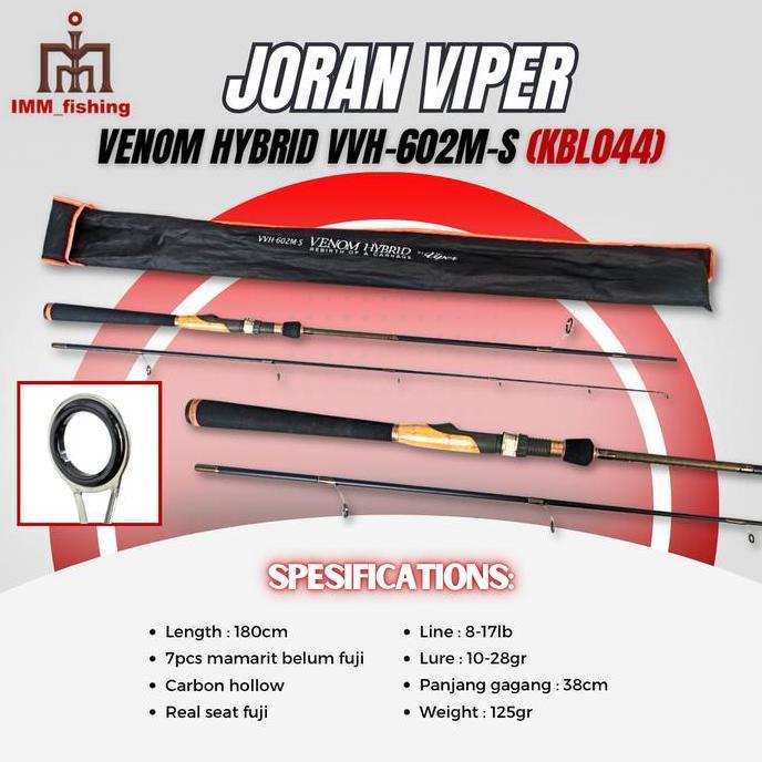 JORAN VIPER VENOM HYBRID | Tongkat Pancing | Fishing Rod