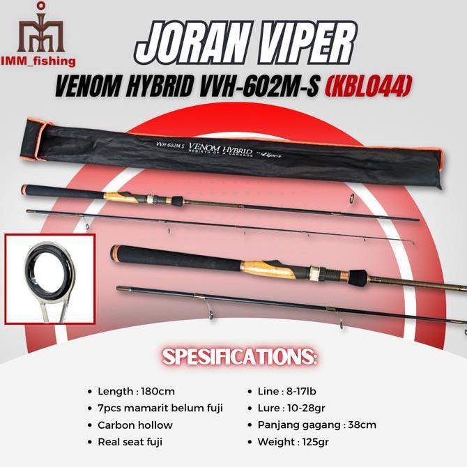JORAN VIPER VENOM HYBRID | Tongkat Pancing | Fishing Rod