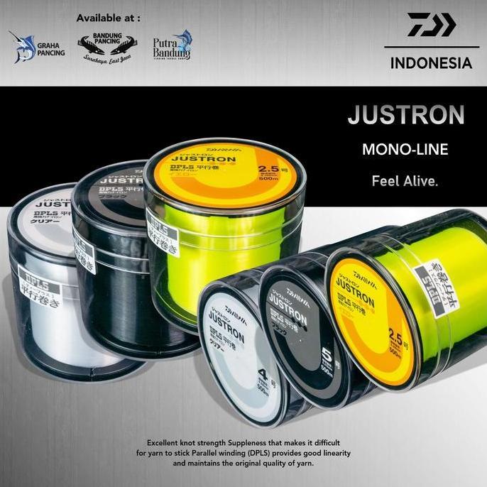 SENAR DAIWA JUSTRON 100% ORIGINAL