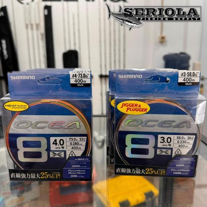PE SHIMANO OCEA X8 MULTICOLOR 400M