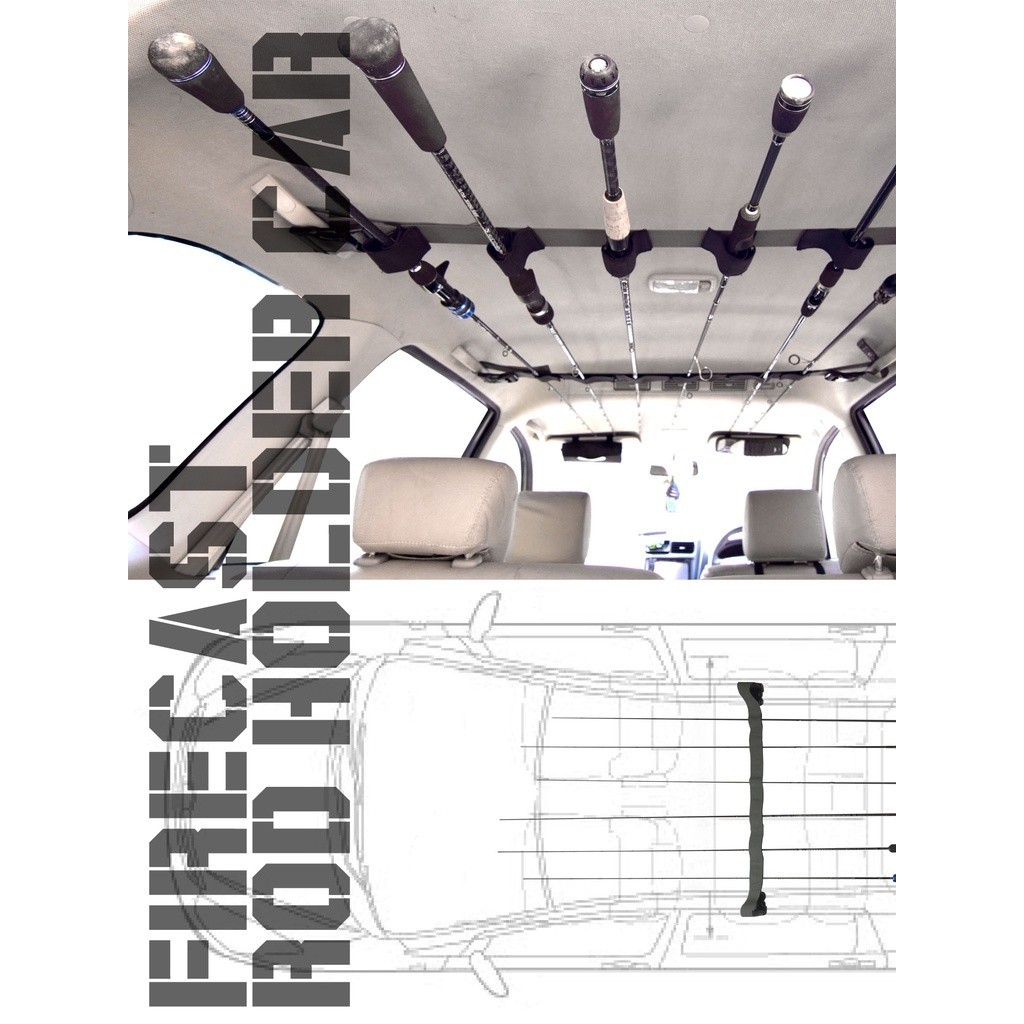 TERLARIS (COD) Firecast | Rod Holder | Aksesoris Untuk Membawa Joran Pancing di Mobil
