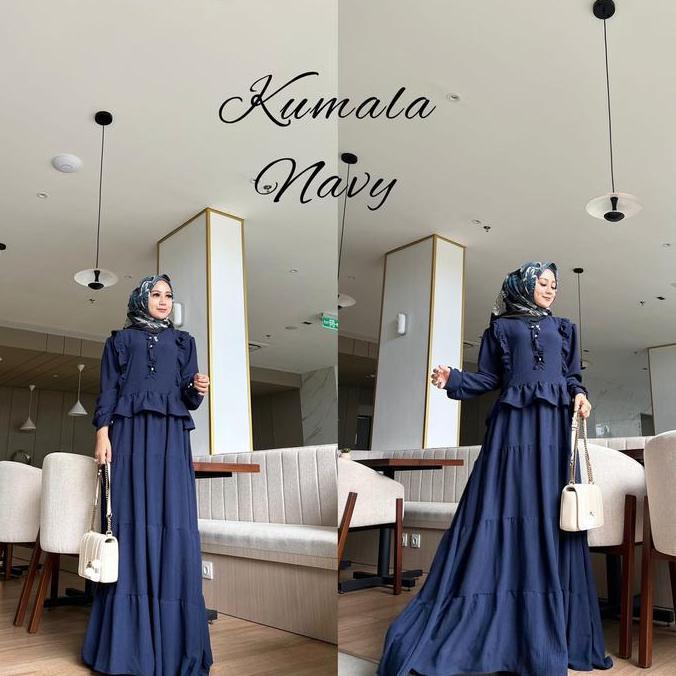 Kumalaa Dress Airflow Gamis Wanita All size Ori Arraffa Syari