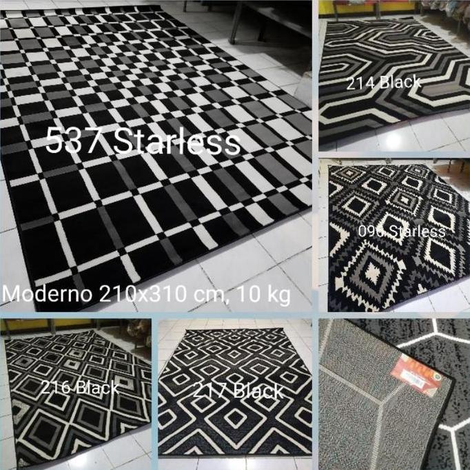 * KARPET PERMADANI BESAR MOMENTO MODERNO JUMBO 210X310 CM *