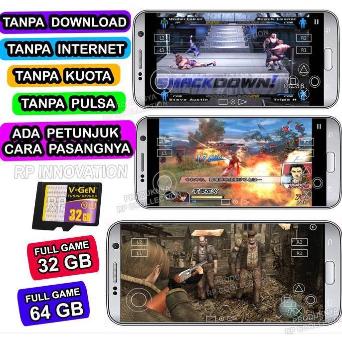 DS194 - Flashdisk OTG / MicroSD Game PS2 untuk HP Android