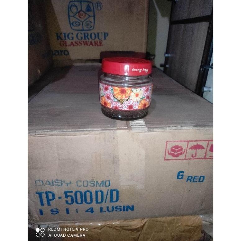 Toples kue kering | toples lebaran | Toples bunga cantik| Toples kaca tebal | Toples hari raya