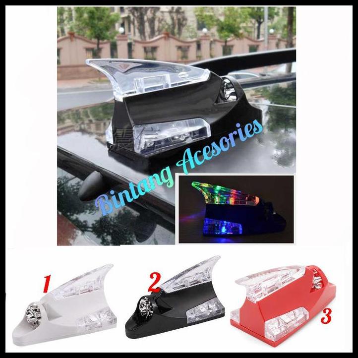 TERBARU ANTENA SIRIP HIU LED MOBIL APV ARENA TENAGA ANGIN