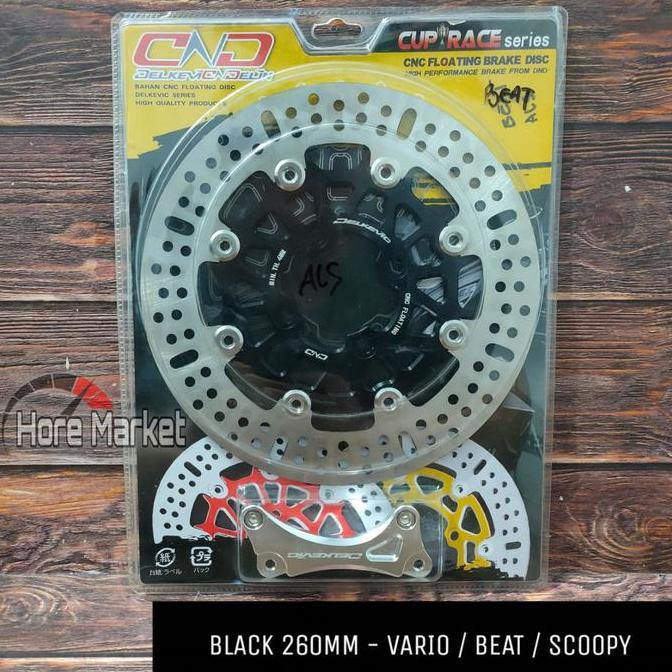 DY114 >> PIRINGAN CAKRAM 260MM BEAT FI DELUXE ESP 110 VARIO 125 150 OLD LED BOHLAM SCOOPY FI PRESTIG