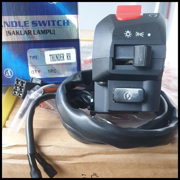 BEST DEAL SAKLAR KANAN THUNDER 125 HOLDER KANAN SUZUKI THUNDER 125 TOMBOL SAKLAR !!!