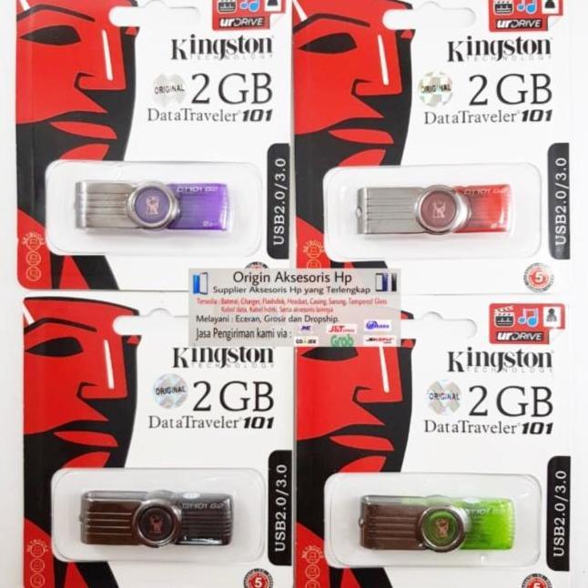 DF313 - ORIGINAL Flashdisk Kingston G2 Model Putar 2GB 2 GB Flashdrive