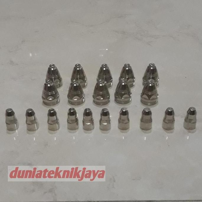 DR176 - 10pcs Nozzle tip mata plasma p80 cut 100 + 10pcs Electrode plasma p80 cut 120 cut 80