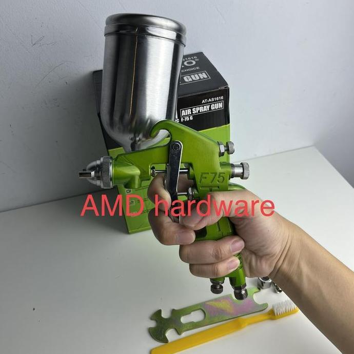 TEKIRO JAPAN SPRAY GUN F75 G TABUNG ATAS SPET SEMPROTAN CAT KOMPRESOR