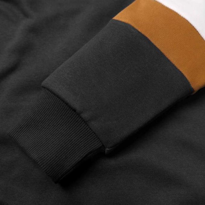 Kattoen - Jaket Twotone Alba Series Hoodie Zipper Polos Fleece 300 Gsm HM