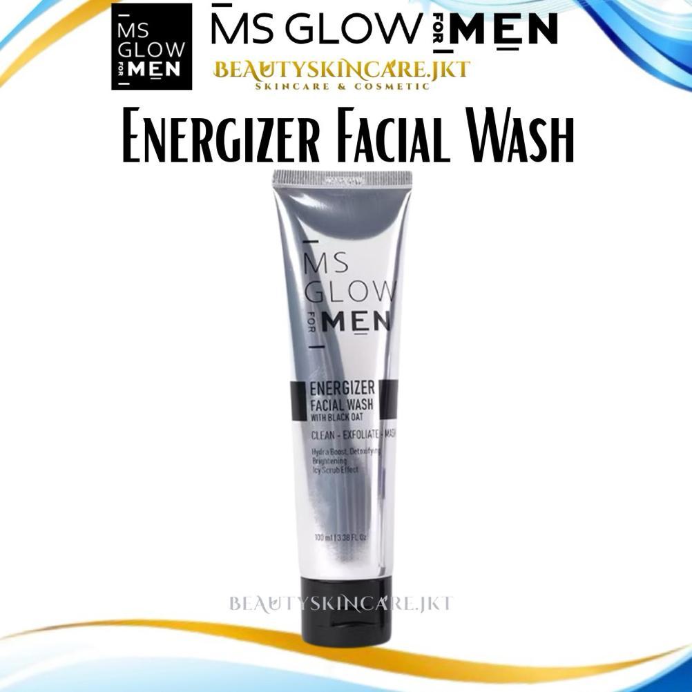 Ms Glow For Men Facial Wash | Sabun Cuci Muka Pria Ms Glow Men