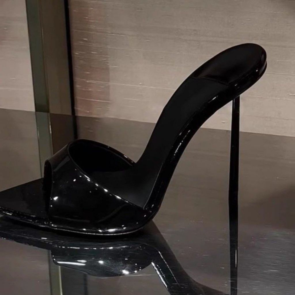 Sendal Wanita Heels Selop Hak 7cm