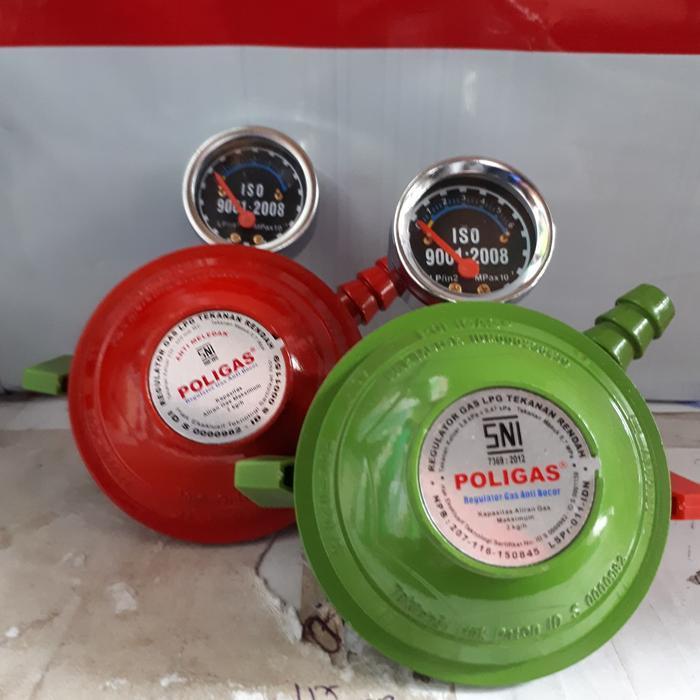 (Terbaru) Regulator Poligas Pengunci Ganda Bestseller