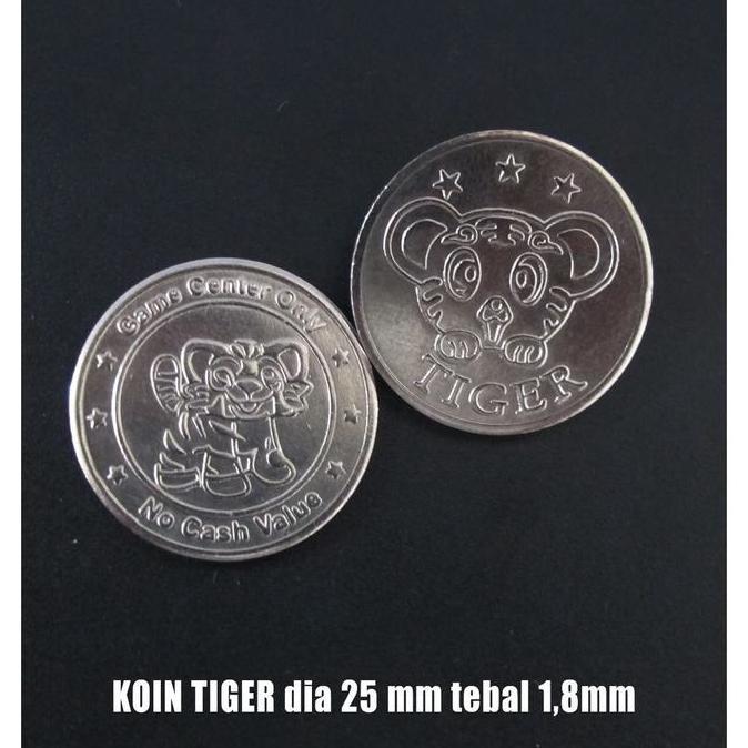 Allthebest- Coin Capit Boneka | Koin Mesin Capit Boneka TIGER BADUT APPLE 888 -