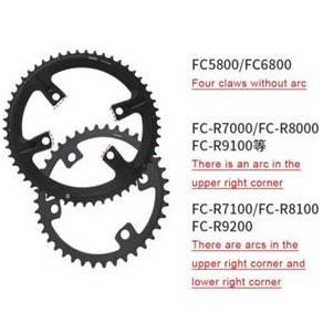 RIRO Doubel Chainring BCD 110mm 4 Bolt For Shimano Chain ring BCD 110 mm Sepeda Roadbike BEST QUALIT
