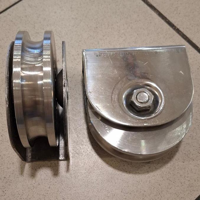 roda pintu pagar/roda pintu gerbang/roda pagar stainless 4 inchi 304( behel )