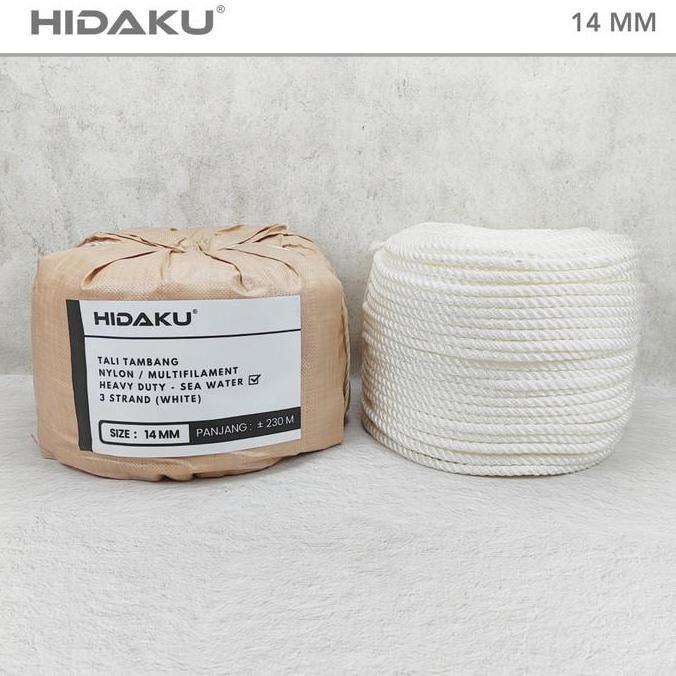 HIDAKU tali tambang nylon 14mm ROLL / tambang nilon 14mm / ROLL