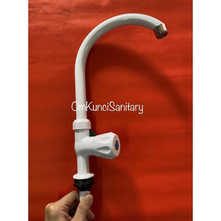 Gasajaya- Kran Angsa Tanam Keran Air Cuci Piring Sink Plastik Pvc Soligen B2 B3
