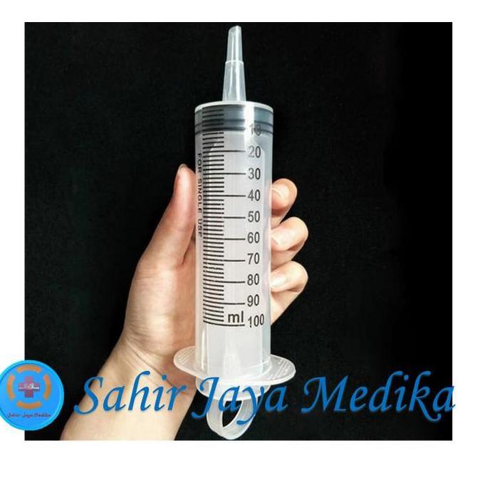Medikit- Suntikan Besar Spuit Jumbo 100 Ml Disposable Syringe Catheter Tip 50Cc