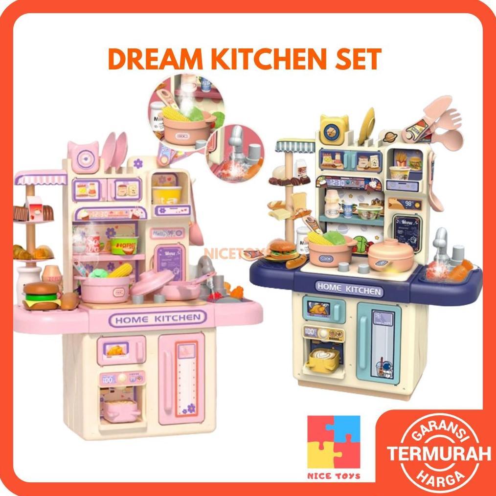 [MURCE] Dream Kitchen Set Anak Mainan Set Masak Anak Perempuan Mainan Dapur Anak Mainan Kitchen Set