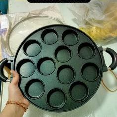 [RY] Cetakan Kue 12 Lubang Datar SUGGO Loyang Martabak Super Mini Cetakan Kue Lumpur Apem