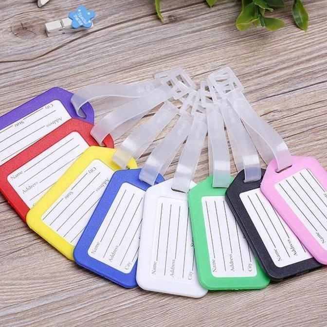 Mytravel- 20Pcs Luggage Tag / Travel Name Tag / Gantungan Nama Koper / Bag Tag