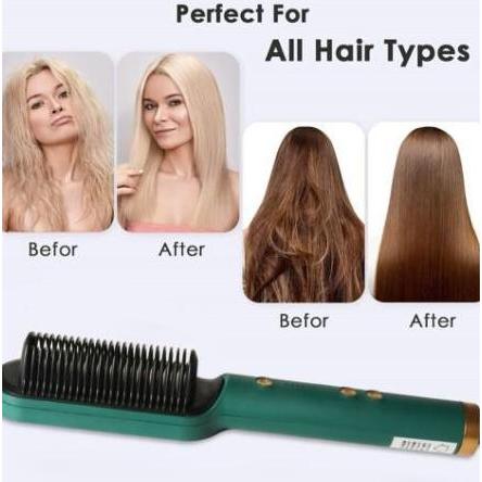 Studix- Catok Sisir 2In1 Pelurus Rambut Straightener Curler 2 In 1 Catokan