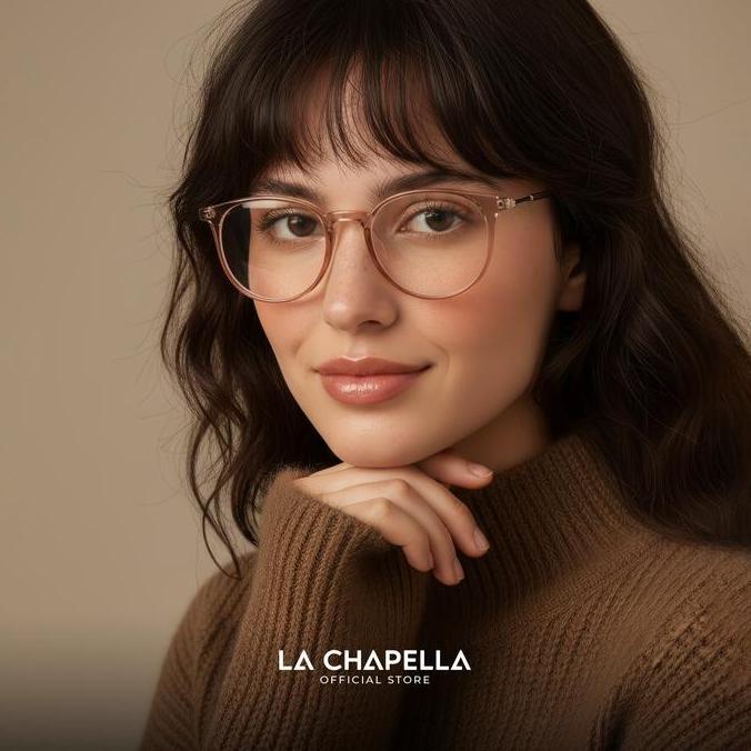 Papipapu- La Chapella Frame Kacamata Photocromic Minus Lensa Anti Radiasi Anti Blueray Bluecromic Pr