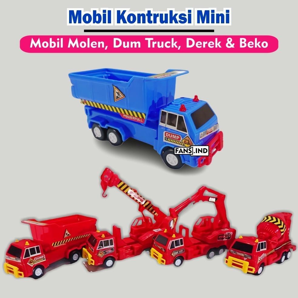 LIMITED Mainan Truk Proyek Konstruksi MOLEN/BEGO/DEREK/DUMP Mini Lengkap