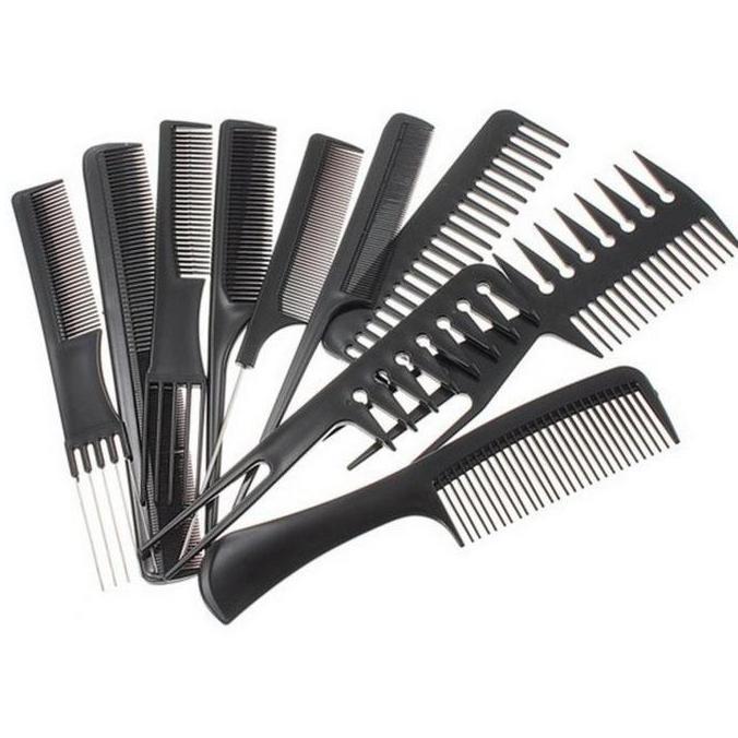 Studix- Kartika Sisir Rambut Pria Wanita Rontok Salon Profesional 1 Set Barbershop Keren Hair Comb S