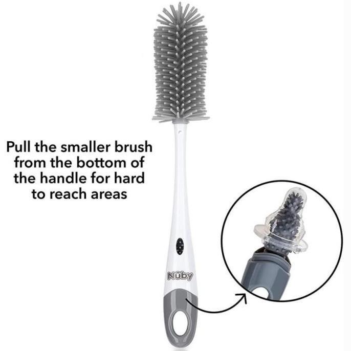 NUBY E BOTTLE & NIPPLE BRUSH WITH STAND
