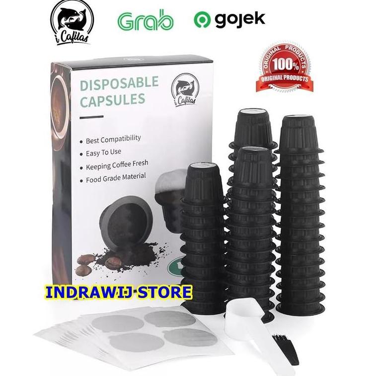 ICAFILAS NESPRESSO CAPSULE DISPOSABLE COFFEE POD KAPSUL KOPI