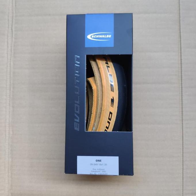 Tire Schwalbe One 16 x 1.35 Skin Wall . Ban Luar Brompton 3sixty Pikes