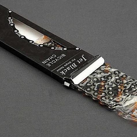 Izumi Rantai Jet Black Gold Single Speed untuk Produk Sepeda fixie